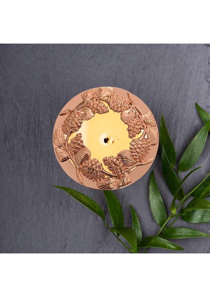 Vintage Stil Mum Kapak 3.2 '' Topper Accelerate Erime Üstü Gölge Gül Gül Altın (Yurt Dışından) fiyatları