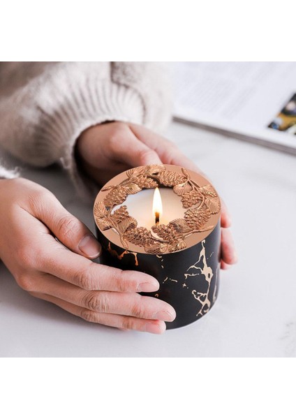 Vintage Stil Mum Kapak 3.2 '' Topper Accelerate Erime Üstü Gölge Gül Gül Altın (Yurt Dışından) modelleri