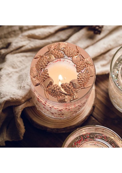 Vintage Stil Mum Kapak 3.2 '' Topper Accelerate Erime Üstü Gölge Gül Gül Altın (Yurt Dışından) fırsatları