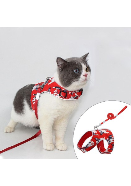 B Baosity Kedi Koşum Yumuşak Ayarlanabilir Pet Yelek Yürüyüş Küçük Orta Büyük Kediler Xs Pink (Yurt Dışından) fırsatları