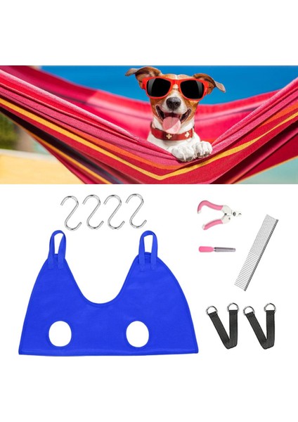 Pet Hamak Kedi Köpek Kulak Sökme Için Uygun S Mavi (Yurt Dışından)
