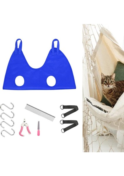 Pet Hamak Kedi Köpek Kulak Sökme Için Uygun S Mavi (Yurt Dışından)