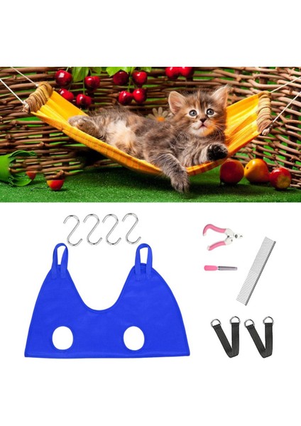 Pet Hamak Kedi Köpek Kulak Sökme Için Uygun S Mavi (Yurt Dışından)