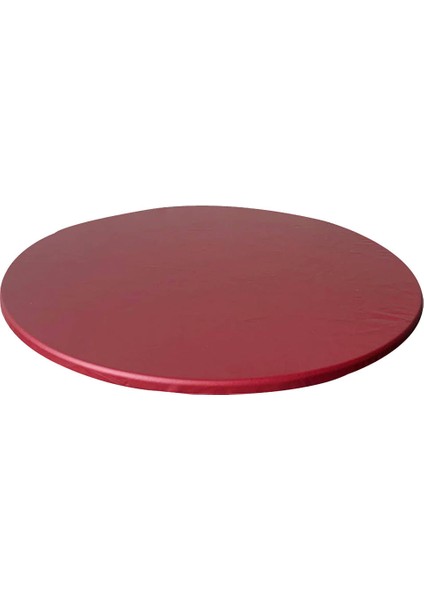 Su Geçirmez Kaymaz Yuvarlak Gömme Masa Örtüsü Masa Örtüsü Bez 120 cm Kahve (Yurt Dışından)