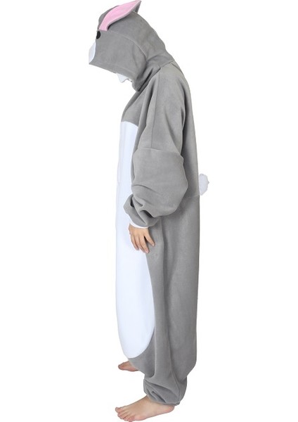 Yetişkin Kigurumi Tavşan Kostümü