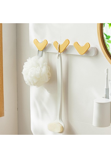 Vintage Ceket Kanca Raylı Yapışkan Duvar Askıları İçin Giriş Yolu Banyo Ceket Beyaz modelleri