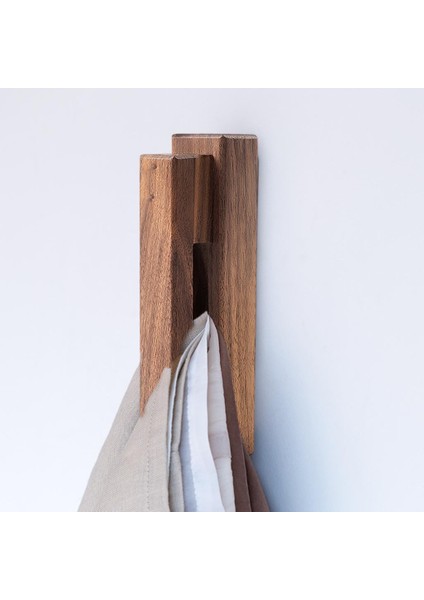 Ahşap Havlu Kanca Dekoratif El Yapımı Zanaat Ücretsiz Çivi Ceviz İçin Kendinden Yapışkanlı(Yurt Dışından) modelleri