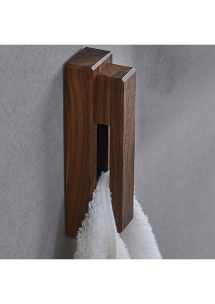 Ahşap Havlu Kanca Dekoratif El Yapımı Zanaat Ücretsiz Çivi Ceviz İçin Kendinden Yapışkanlı(Yurt Dışından) fırsatları