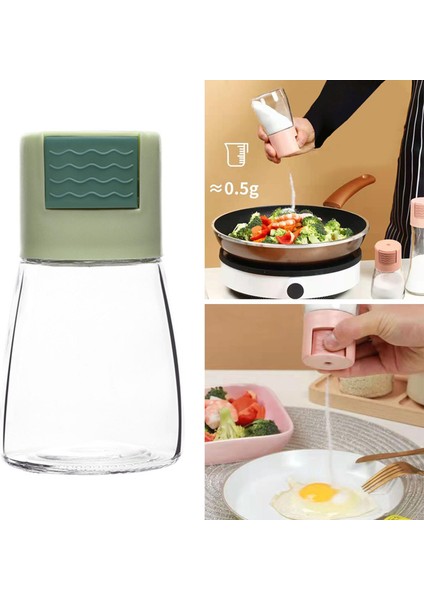 Taşınabilir Tuz Kontrol Tankı Mutfak Aksesuar Tuz Kontrolü Mutfak Yeşil Için 180ML (Yurt Dışından) indirimleri