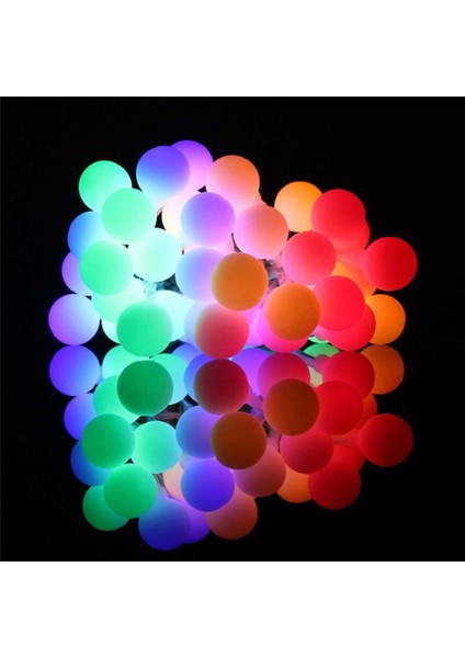 50 Led'ler Küçük Yuvarlak Topları Dize Işıkları Pil Peri Işık Festivali Dekor Renkli fırsatları