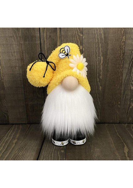 Ayçiçeği Gnome Güz Faysız Bebek Süsler Figürinler Dekor Hediyeler Sarı