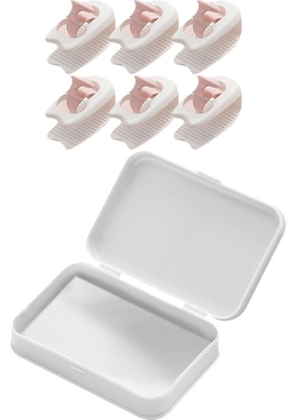 4 Adet Kaymaz Yorgan Klipler Battaniyeler Raptiye Klip Kaymaz Yatak Örtüsü Sac Beyaz (Yurt Dışından)