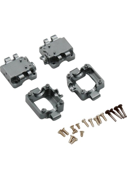2 Adet Alüminyum Alaşım Rc Araba Şanzımanları Set Metal Dişli Kutusu Wltoys Için 1/28 K969 K989 P929 Uzaktan Kumanda Araba Yükseltme Parçaları Aksesuar - Gri (Yurt Dışından)