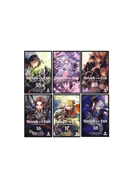 Seraph Of The End 13-14-15-16-17-18. Ciltler Manga Seti - Takaya Kagami