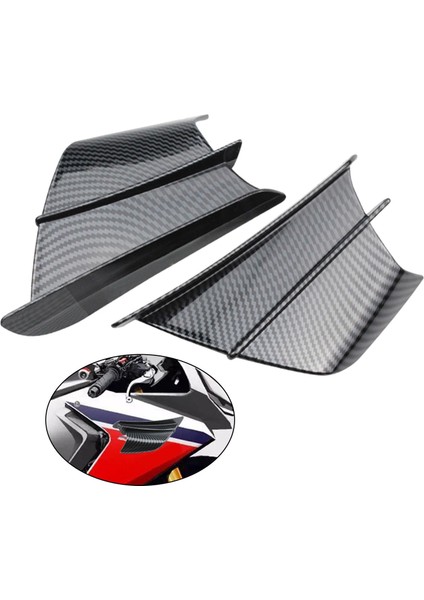 H2 / H2R Için Evrensel Motosiklet Kanat Kümesi Tüm Motosikletler Karbon Fiber (Yurt Dışından) modelleri