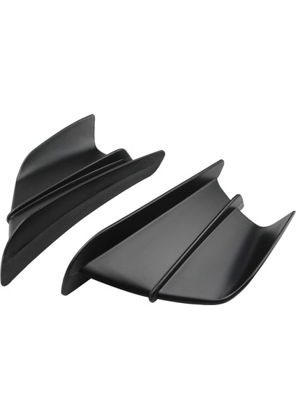 Evrensel Motosiklet Winglets H2 / H2R Için Hava Saptırıcı Tüm Motosikletler Siyah (Yurt Dışından)