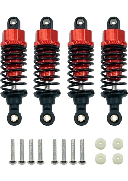 Rc Araba Amortisörleri Damper Tamiya Tt-01 Tt-02 Tl-01 Için Set Tl-01 1/10 Rc Araba Kırmızı (Yurt Dışından)
