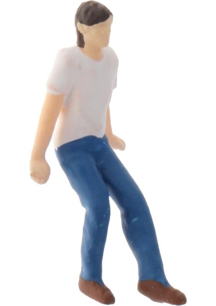 El Boyalı Insanlar Heykelcik Oyuncaklar Bina Diorama Manzara Dekorasyon Yeşil (Yurt Dışından) fiyatları