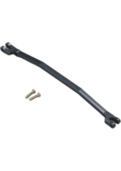 Metal Direksiyon Kravat Bağlantı Bağlantı Çubuk Kyosho 1/18 Rc Araba Paletli Kamyon Titanyum Gri Için Fit (Yurt Dışından)