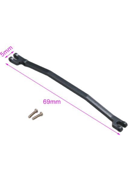 Metal Direksiyon Kravat Bağlantı Bağlantı Çubuk Kyosho 1/18 Rc Araba Paletli Kamyon Titanyum Gri Için Fit (Yurt Dışından) modelleri