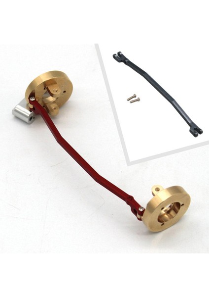 Metal Direksiyon Kravat Bağlantı Bağlantı Çubuk Kyosho 1/18 Rc Araba Paletli Kamyon Titanyum Gri Için Fit (Yurt Dışından) indirimleri