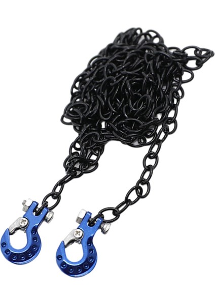 1/10 1/12 Için Rc Araba Tow Kanca Zinciri 1/14 Uzaktan Kumanda Paletli Model Parçaları Mavi (Yurt Dışından)