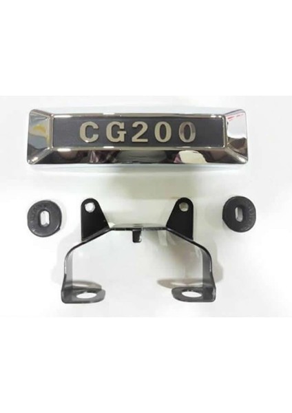 Cg 200 Ön Amblem + Bağlantı Demiri Set
