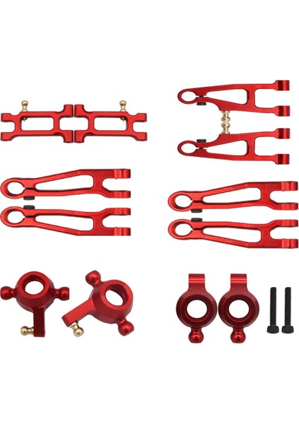 1/16 Direksiyon Kupası Üst Alt Salıncak Kol Seti SG1603 SG1604 Kırmızı Için Rc Araba Yükseltme (Yurt Dışından)