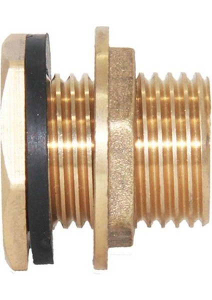 DN15 (Npt 1/2 ") Pirinç Hortum Bağlayıcı Boru Ek Parçaları Su Tankı Sarnıcı Için (Yurt Dışından)