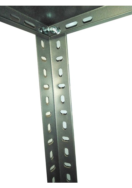 3 Katlı Duble Galvaniz Çelik Raf Depo Dosya Arşiv Rafı