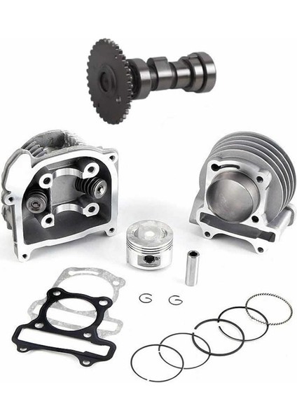 Blueberry 80CC Silindir Piston-Üst Kapak-Eksantrik Komple Set Orijinal