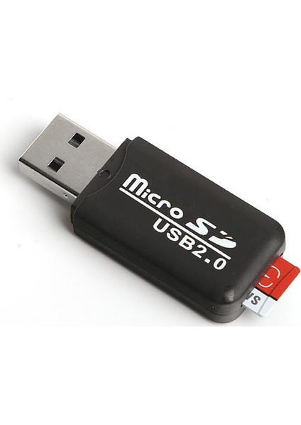 Usb2.0 Microsd Harici Kart Okuyucu - Siyah