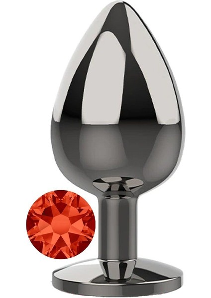 Trend Mağazam Red Jewellery Large Lüks Çelik Anal Plug