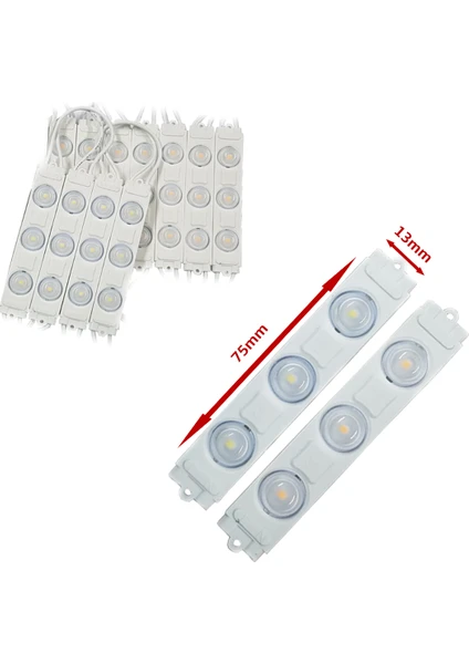 Dora Led 220 Volt Modül Led Amber (Sarı) (5 Adet)