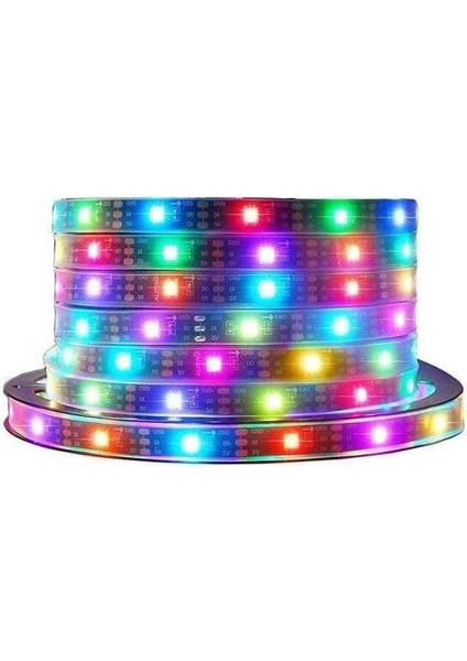 Dora Led 5V Rgb Şerit LED 5050 Metrede 60LED (İP20) 5 Volt Rgb (5 Metre)