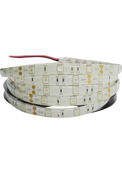 3 Cipli 5050 Yeşil Şerit LED IP65 Metrede 60LED (5 Metre)