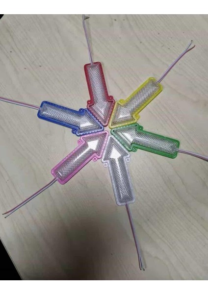 12 Volt Ok Yönlü Led Modül İşaret Modülü Tabela Modül Reklamcı Modül Yeşil (3 Adet)
