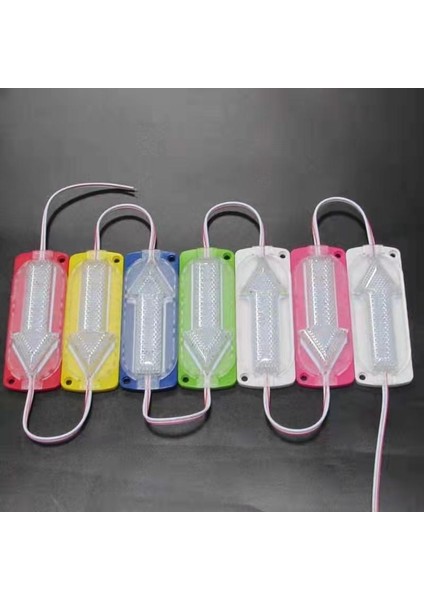 12 Volt Ok Yönlü Led Modül İşaret Modülü Tabela Modül Reklamcı Modül Yeşil (3 Adet)
