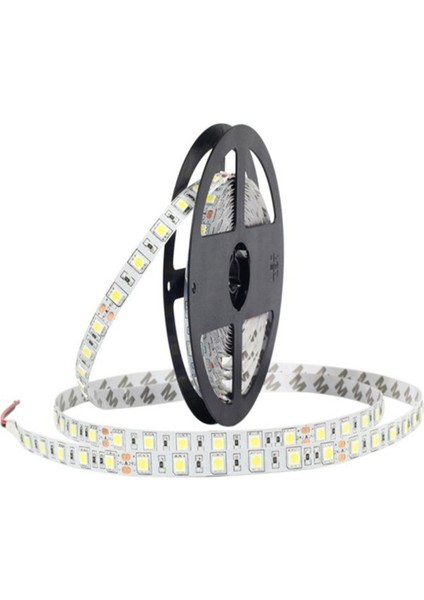 3 Çipli 5050 Mavi Şerit LED IP20 Metrede 60 LED (5 Metre)