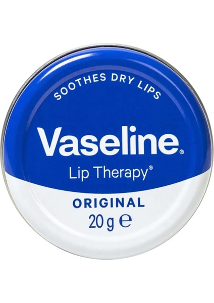 Vaseline Lip Therapy Original Yumuşatıcı Dudak Kremi 20 gr