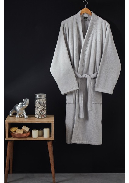 Ev-X - Bay ve Bayan Mikrocoton Lüks Bornoz ( Büyük Beden )