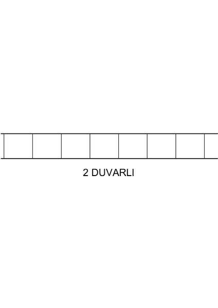 50X210X6MM Şeffaf Oluklu Polikarbon Levha