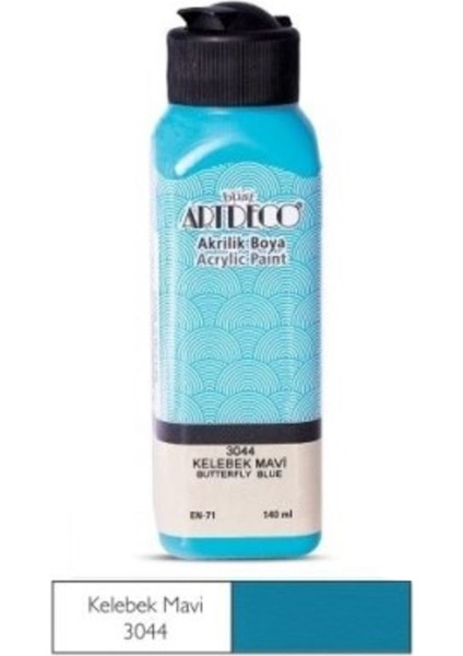 Akrılık Boya Artdeco Kelebek Mavı 140ML.3044 fiyatları
