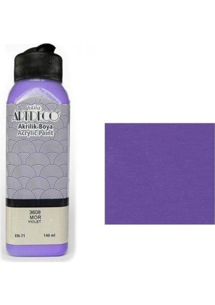Akrılık Boya Artdeco Mor 140ML.3608