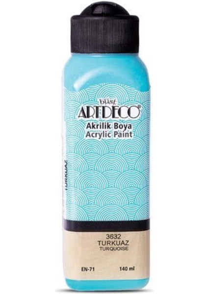 Akrılık Boya Artdeco Turkuaz 140ML.3632