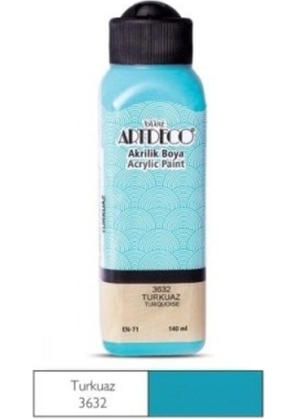 Akrılık Boya Artdeco Turkuaz 140ML.3632 fiyatları