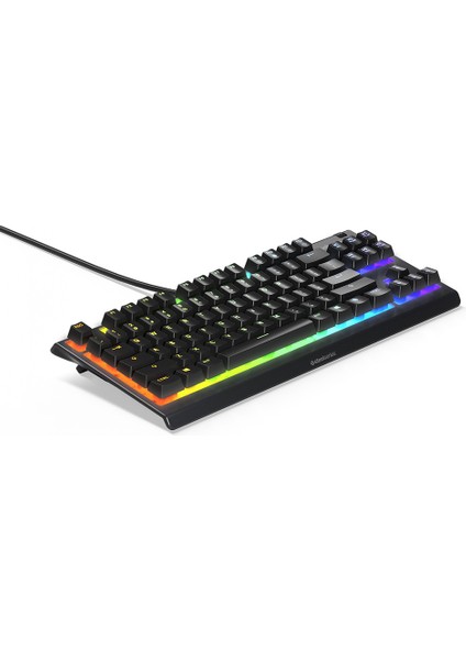 Steelseries Apex 3 Tkl Gaming Klavye - 8 Bölge Rgb Aydınlatma - IP32 Suya ve Toza Dayanıklılık - Türkçe Qwerty