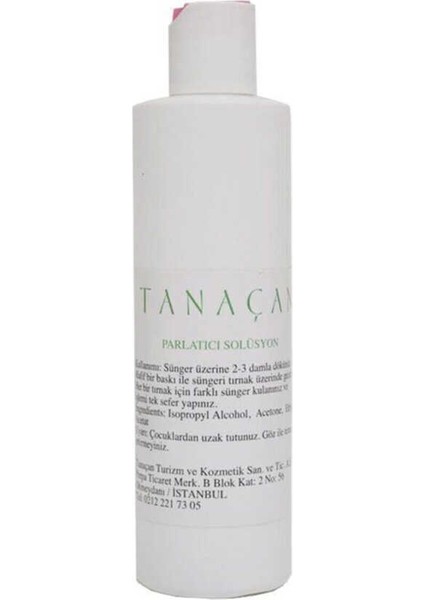 Tanaçan Tırnak Parllos Tackof 250 ml.