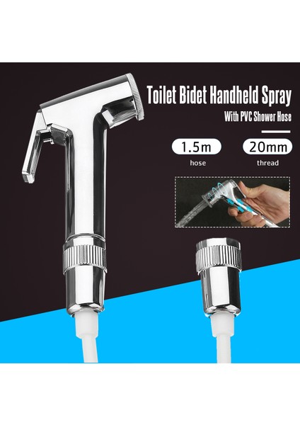 Banyo El Sprey Tuvalet Bide Pvc Duş Hortumu Duş Tutucu ile Durulama fiyatları