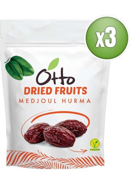 Otto Dried Fruits Vegan Medjoul Hurma 3 x 150 gr